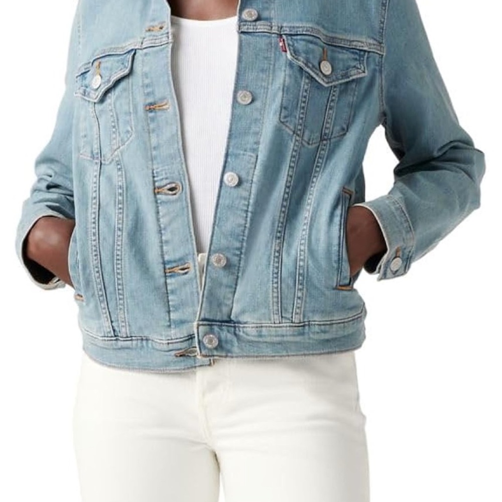 Levi's Women’s Original Trucker Denim Jacket in Jeanie/Light Blue Sz Small